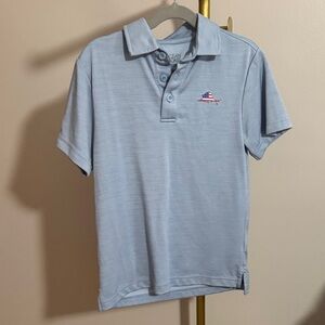 Kids Blue Ocean + Coast Polo Shirt